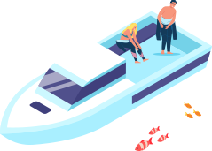 チャーターと魚